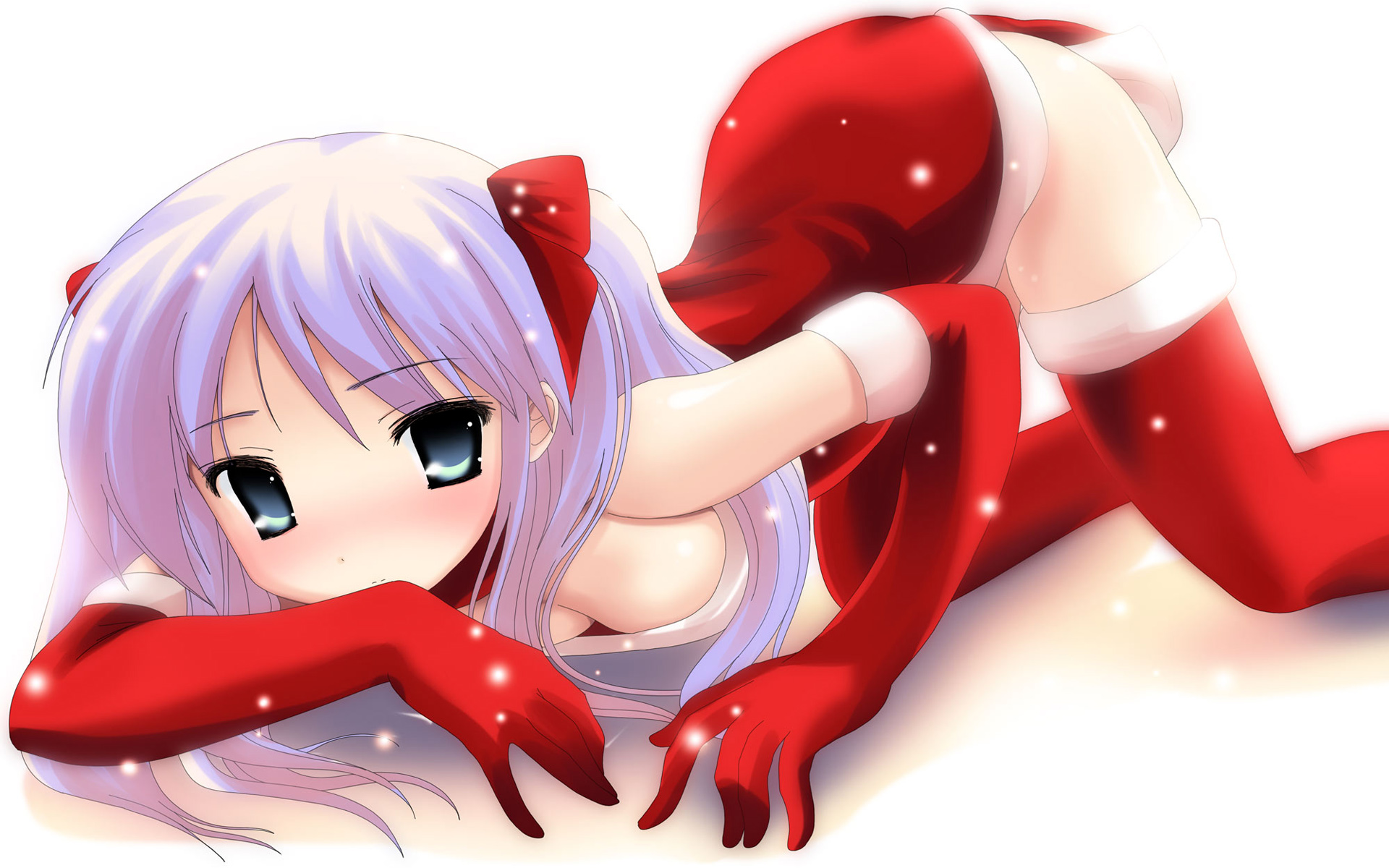 Christmas Santa Girl Anime