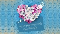 Flower love heart for girlfriend wallpaper