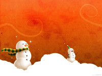 Laughing Christmas Snowmen