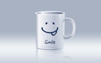 Smiley cup wallpaper