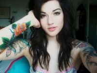 Cute Girl Tattoos Wallpaper